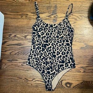 LNA leopard bodysuit